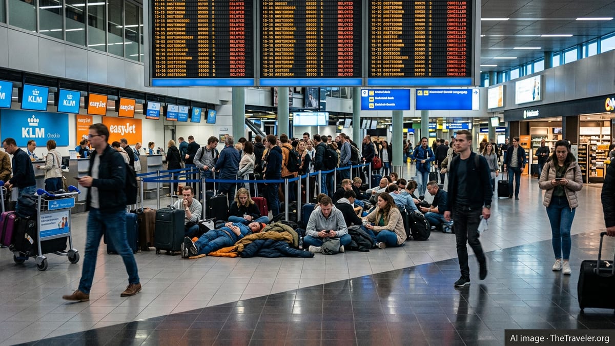 Amsterdam Flight Chaos Strands Hundreds Across Europe