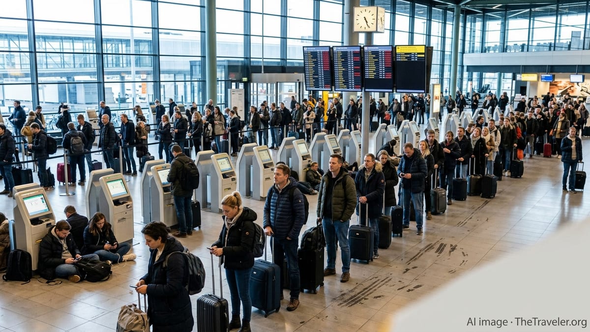 Flight Chaos at Amsterdam Strands Hundreds Across Europe