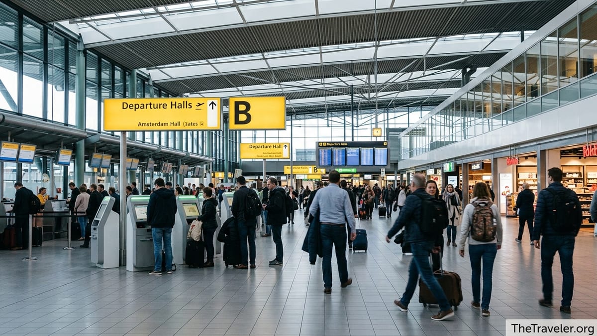 How Amsterdam Schiphol Airport Works From Arrival to Departure