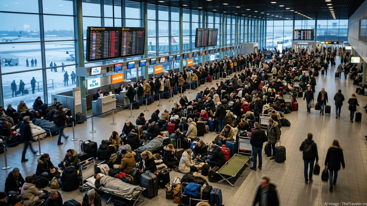 Amsterdam Flight Chaos Strands Thousands Across Europe
