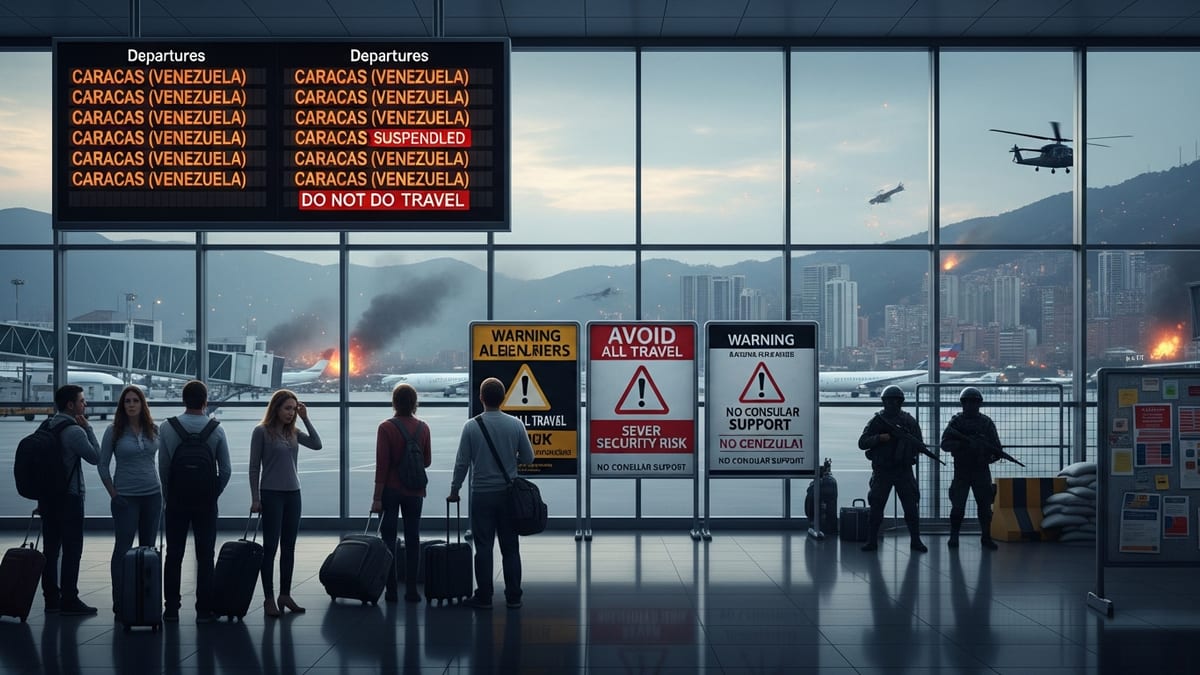 Canada Joins Global Wave of ‘Do Not Travel’ Warnings for Venezuela