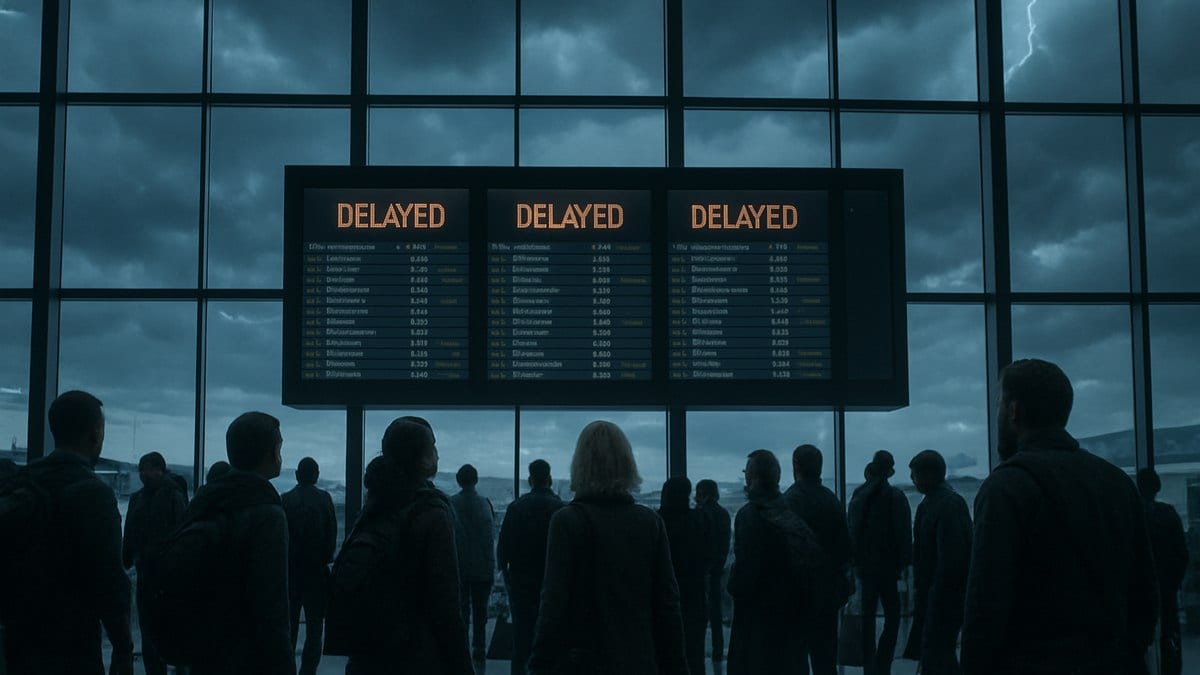 April Storm Surge Triggers Major Flight Delays at U.S. Hubs