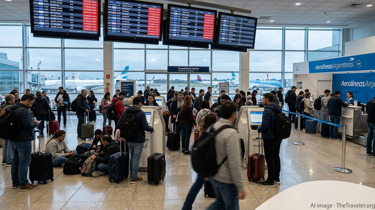 Argentina Hit by New Wave of Aerolíneas Flight Cancellations