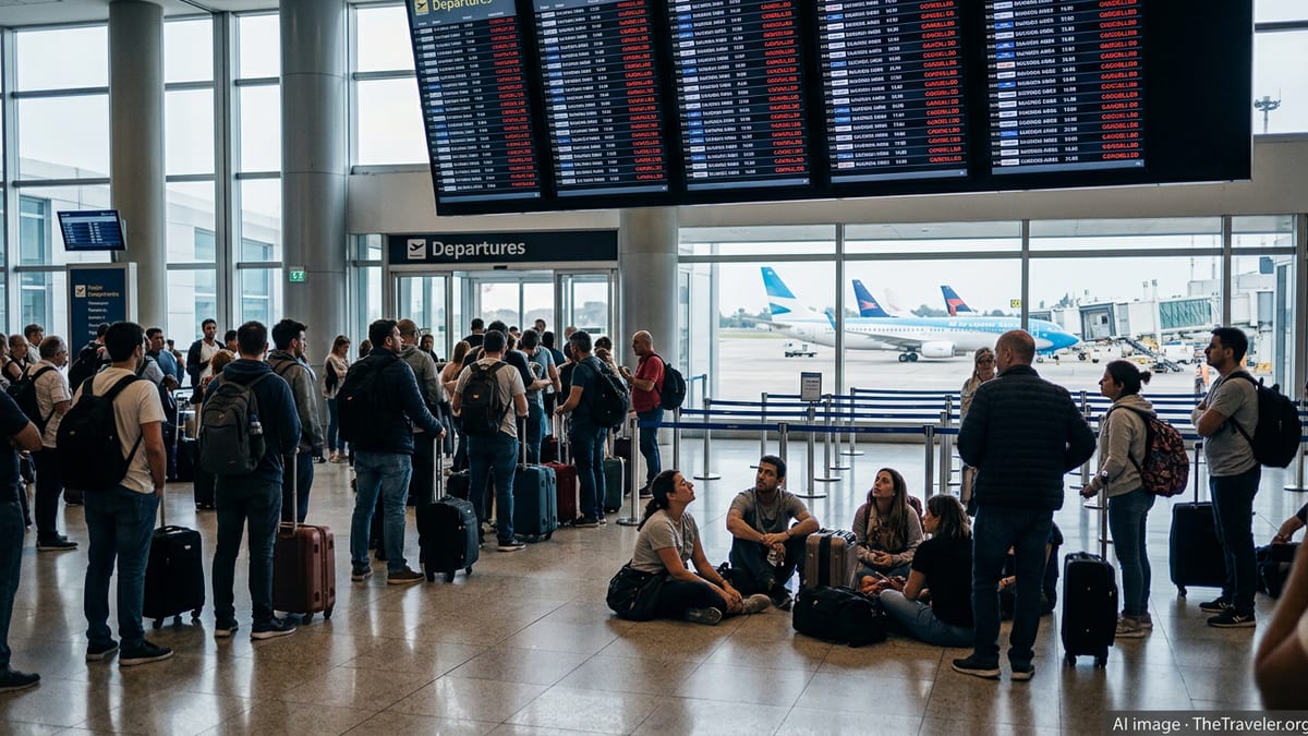 Flight Cancellations Snarl Travel Across Argentina