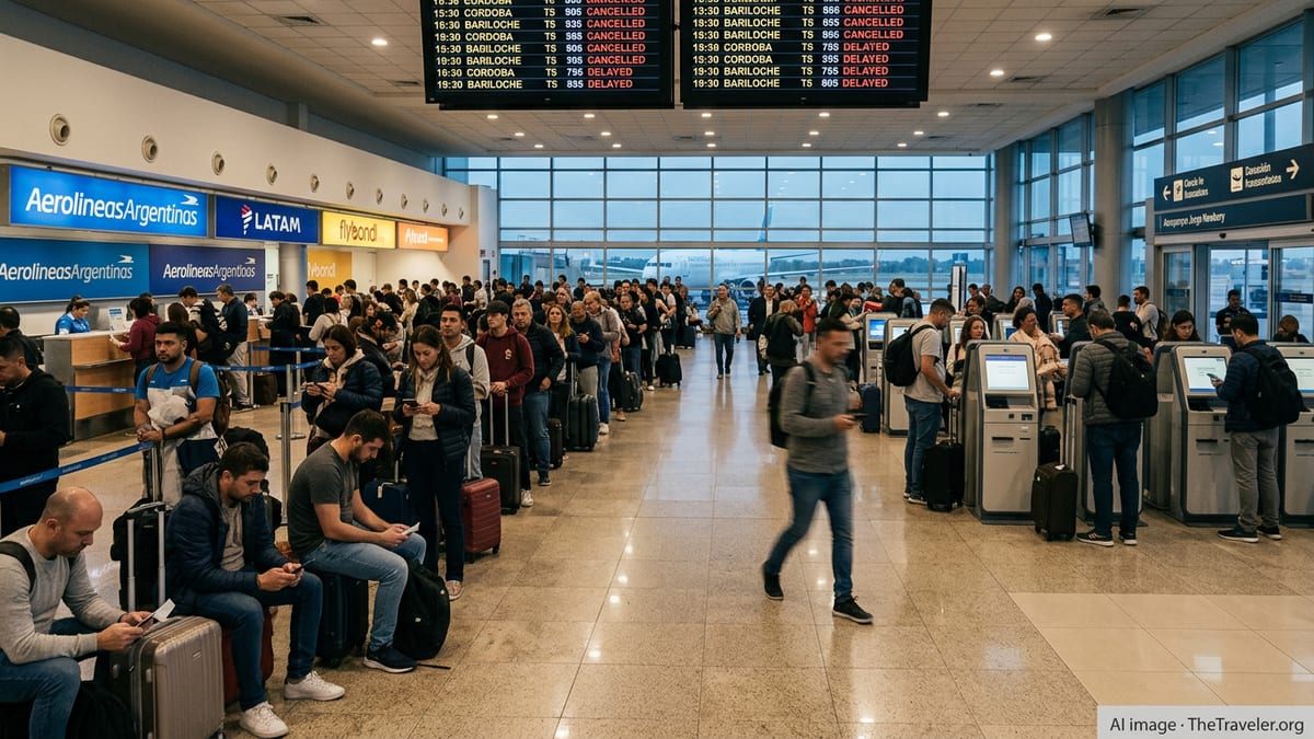 Argentina Flight Cancellations Disrupt Key Tourist Routes
