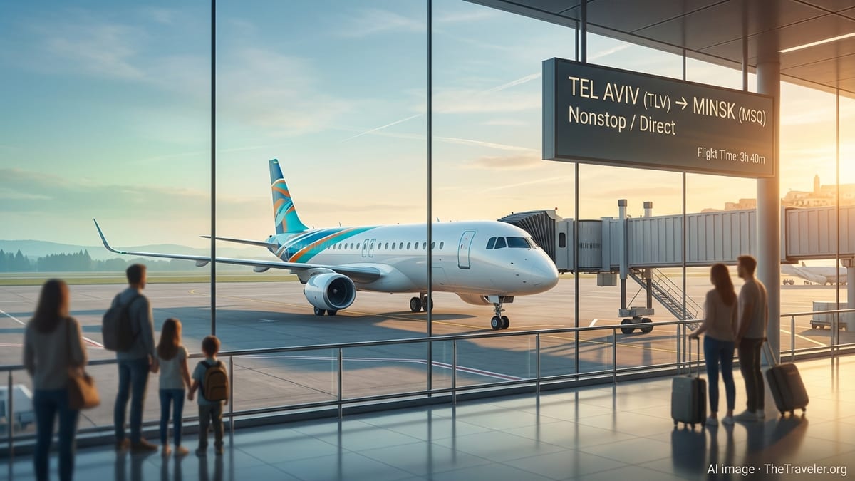 Arkia Launches New Nonstop Tel Aviv–Minsk Route From February 2026