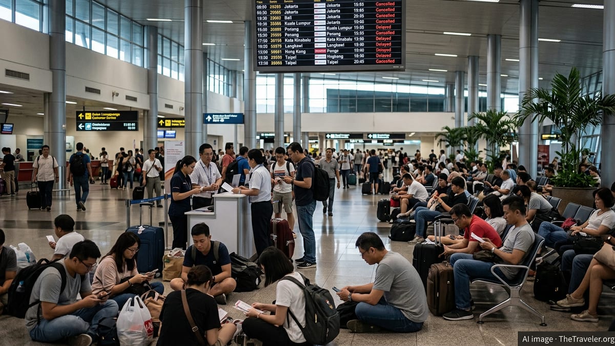Asia Flight Chaos Strands Passengers as Cancellations Surge