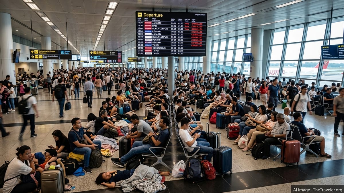 Flight Cancellations Strand Passengers Across Key Asian Hubs