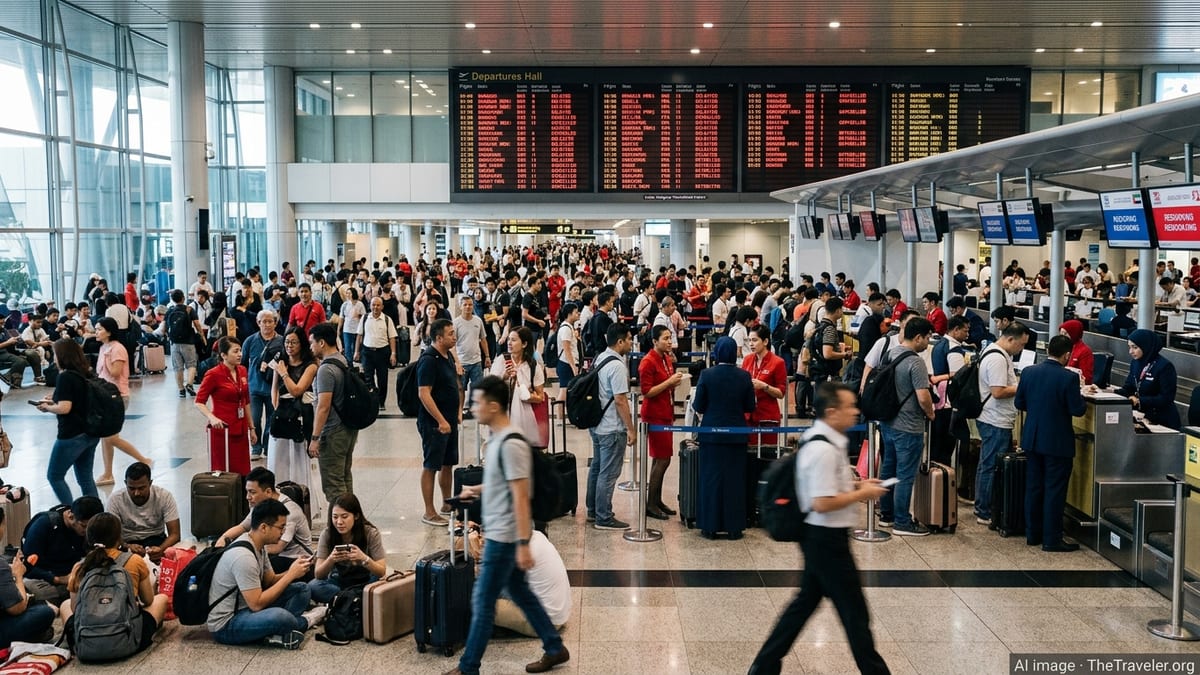 Flight Chaos Sweeps Asia As Hundreds Of Services Disrupted