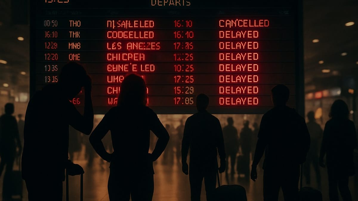 Asia Flight Chaos Hits Major Hubs With 600+ Cancellations