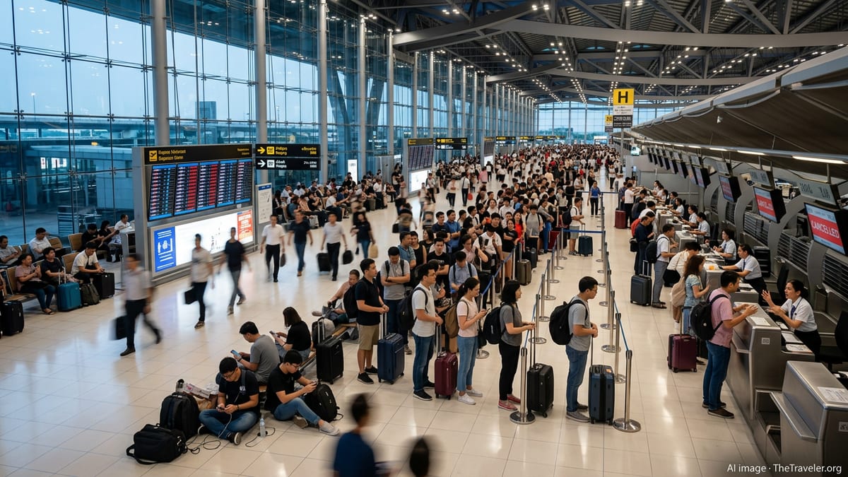 Asia Flight Chaos Strands Thousands as Cancellations Soar