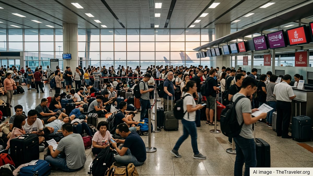Hundreds Stranded Across Asia as Gulf-Bound Flights Axed