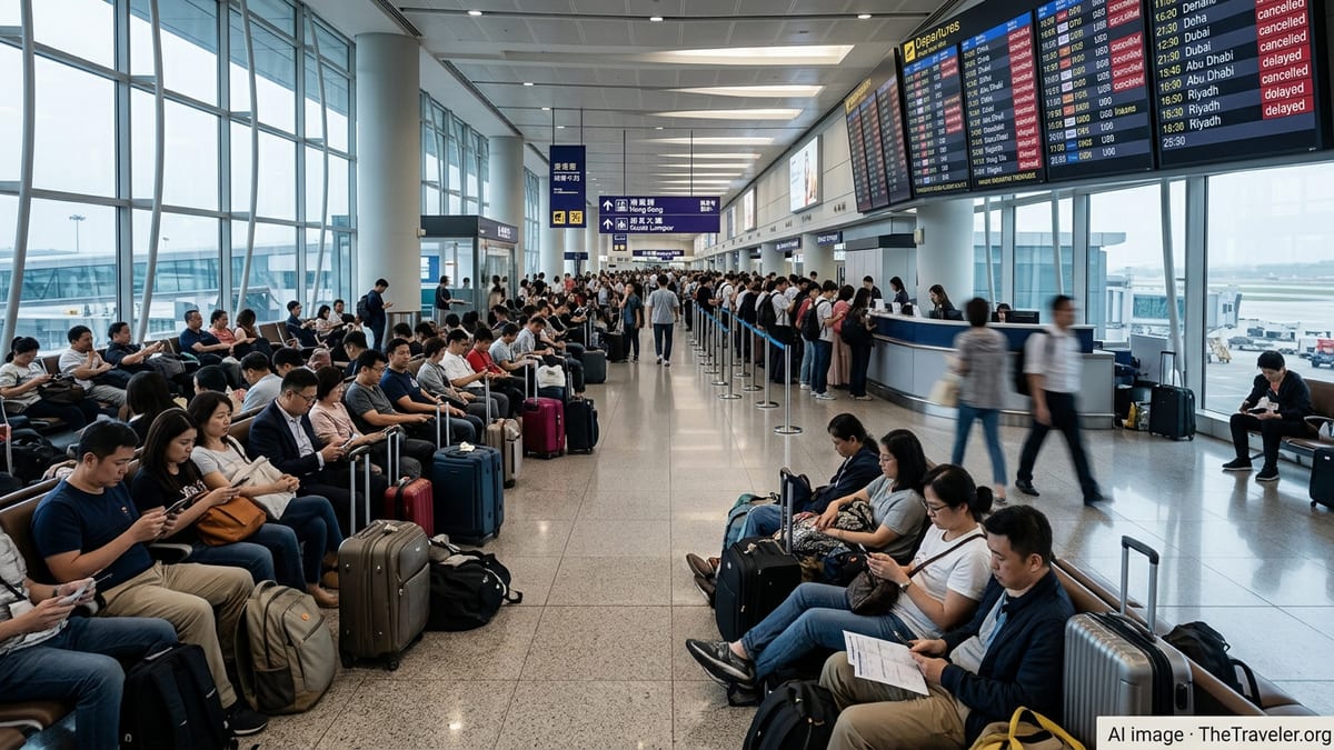 Hundreds Stranded Across Asia as Middle East Routes Crippled