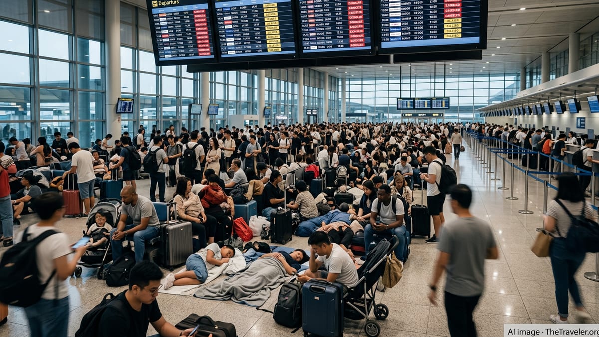 Asia-Pacific Travelers Hit by Middle East Airspace Shutdown