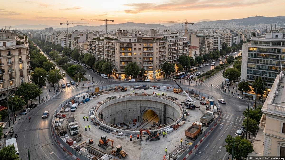Athens Metro Line 4 Hits Milestone With 5km Tunnel Breakthrough