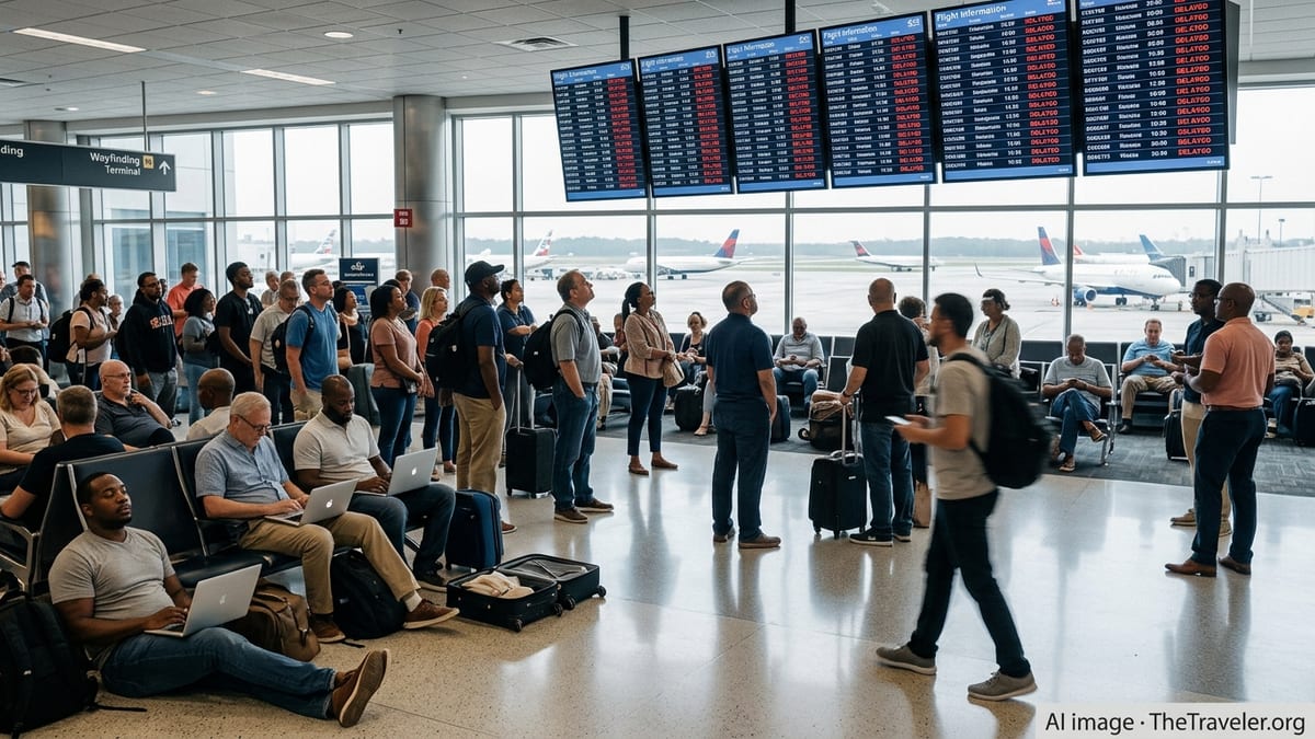 Travel Disruptions Hit Atlanta as Delays Ripple Worldwide