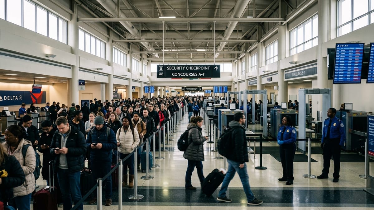 ICE Support at Atlanta Airport Highlights Worsening U.S. Flight Woes