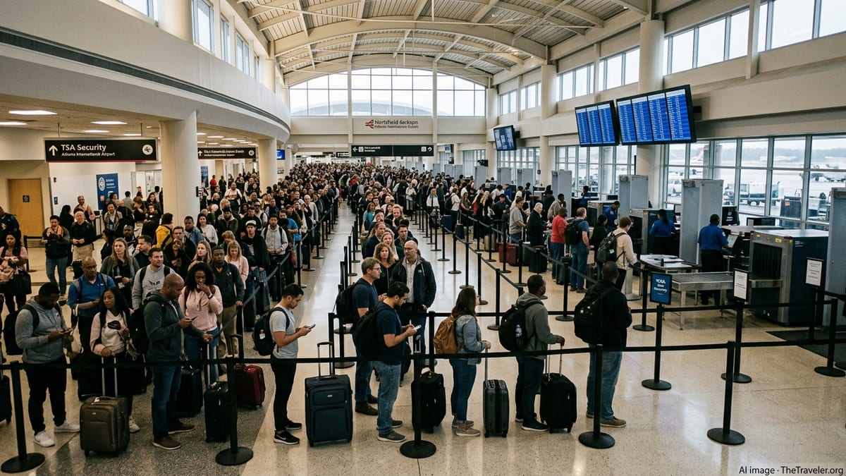 Atlanta Airport Nightmare: TSA Lines Stretch for Hours at ATL