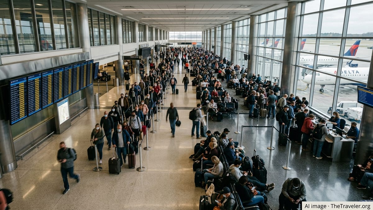 Delays Mount at Atlanta’s Busy Hub as 185 Flights Disrupted
