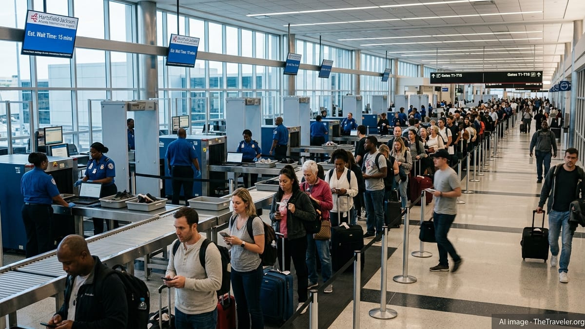 TSA Delays at Atlanta and Houston Threaten Spring Tourism