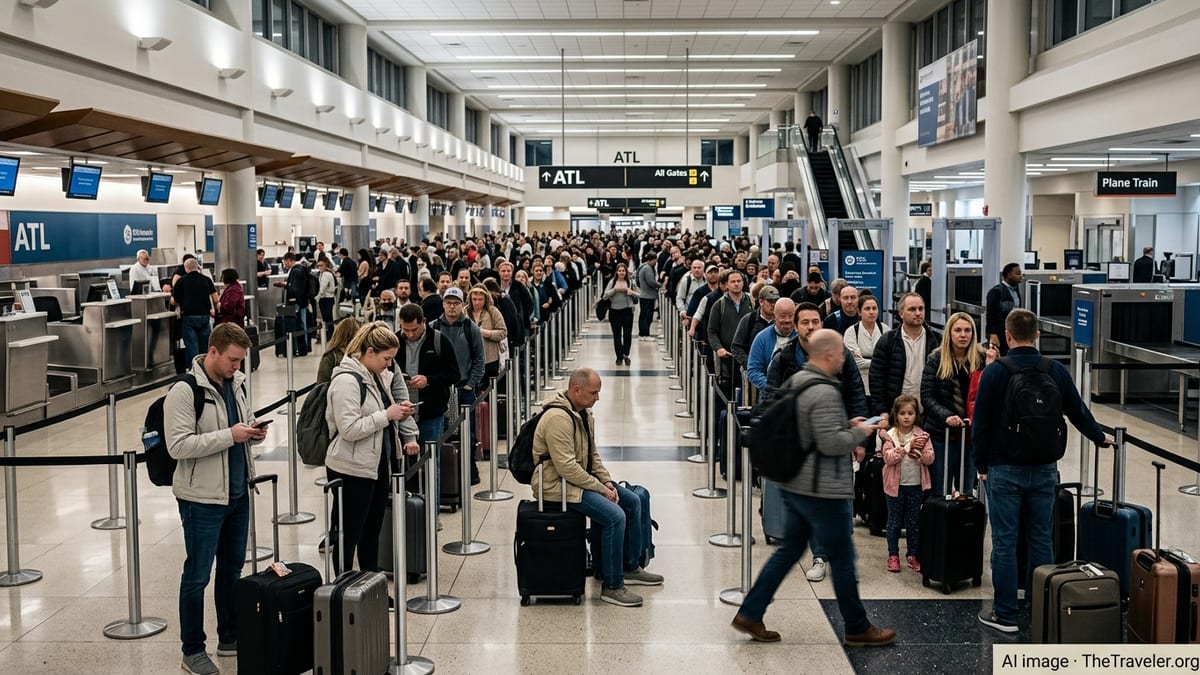 TSA Meltdown at Atlanta Airport Amid Pay Freeze and Shutdown