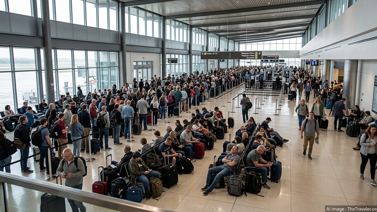 Austin Airport Chaos as Storms, Shutdown Snarl Spring Break