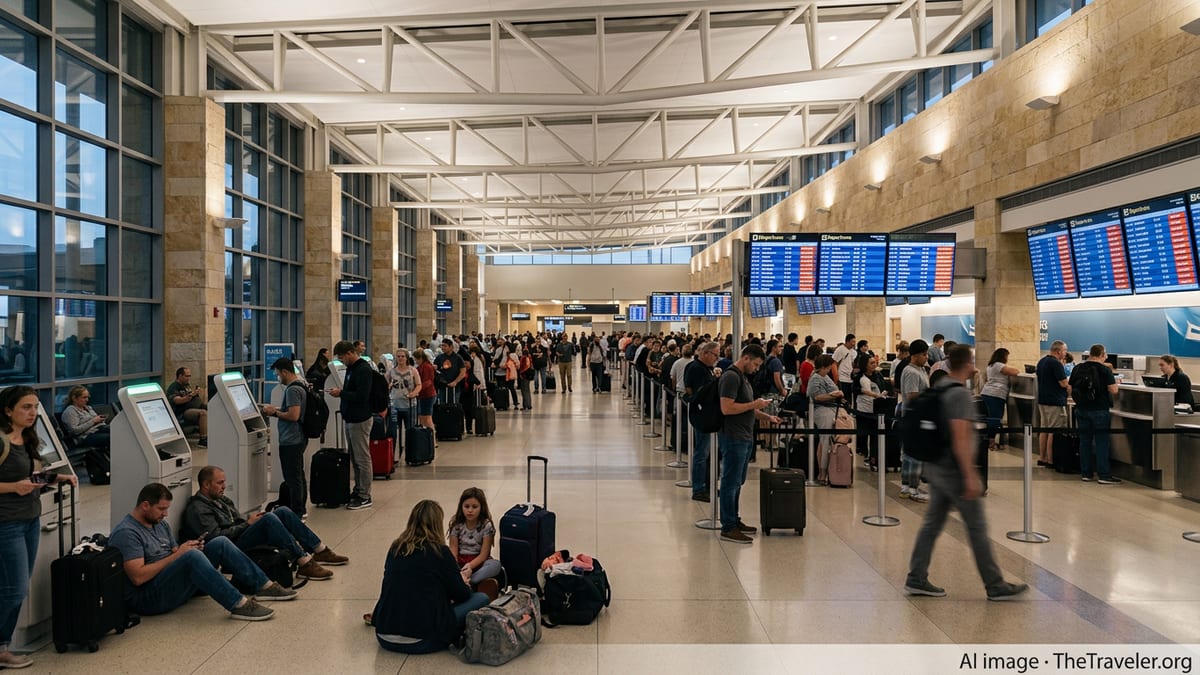 Mass Delays Snarl Travel at Austin-Bergstrom Airport