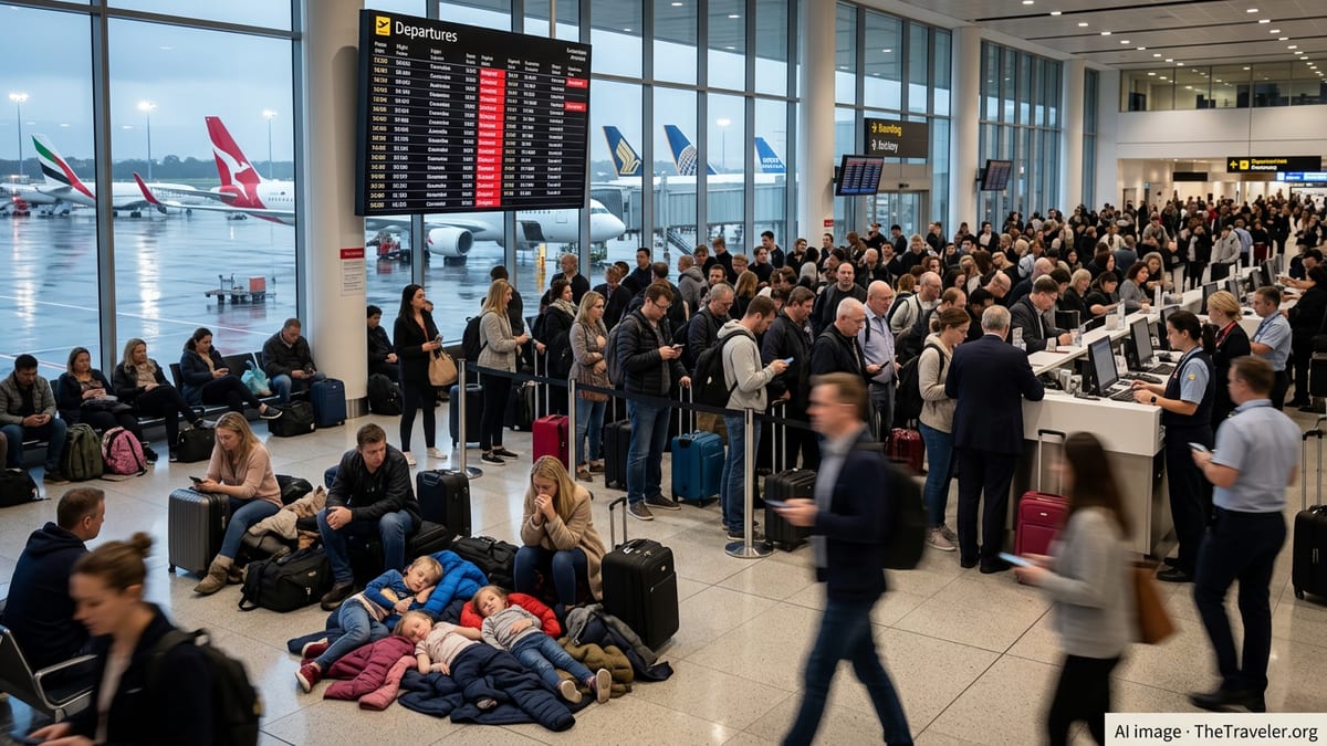 Hundreds Stranded as Flight Chaos Spreads from Australia