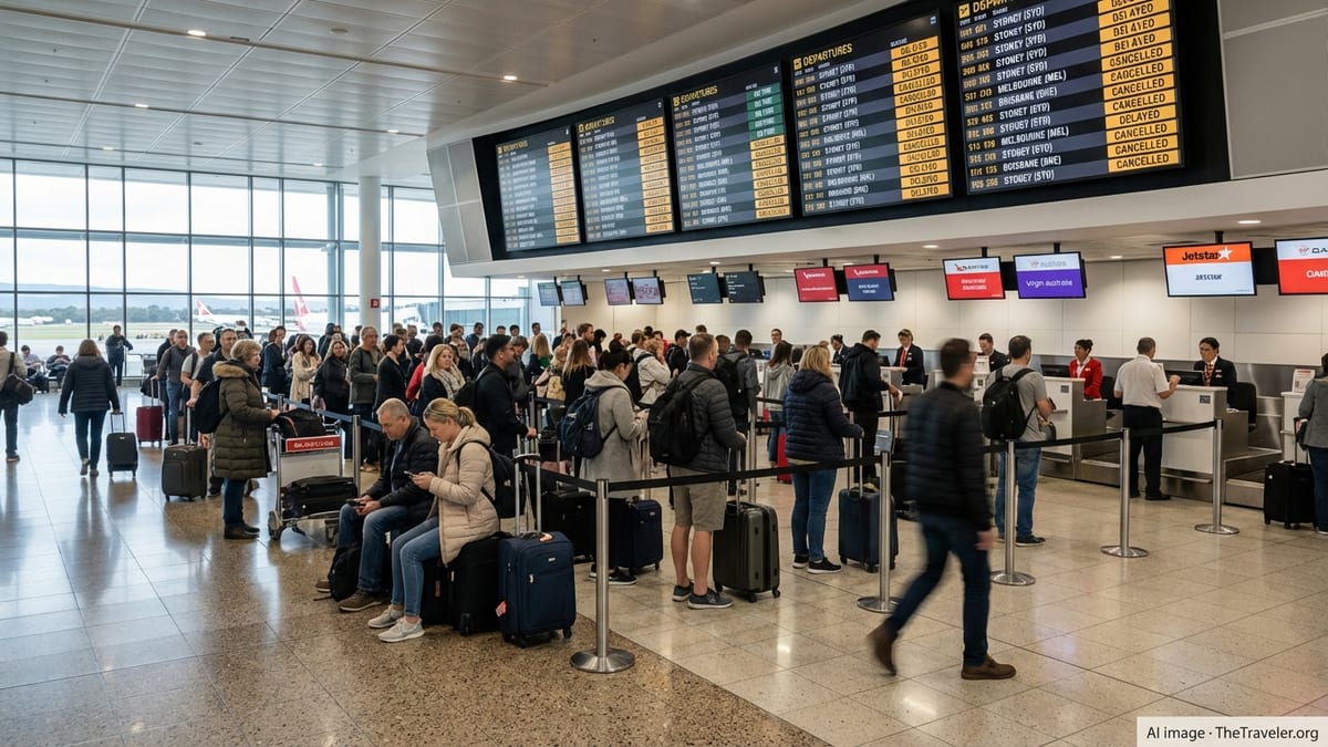 Mass Flight Disruptions Snarl Major Australian Gateways