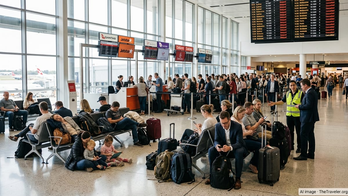 Flight Chaos Across Australia as Hundreds of Services Hit