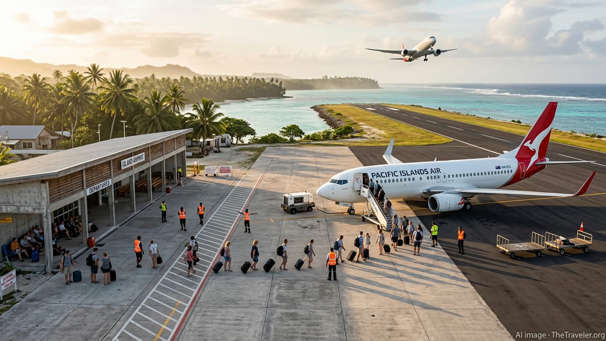 Airlines Fuel Australia Tourism Boom, Island Airports Strain