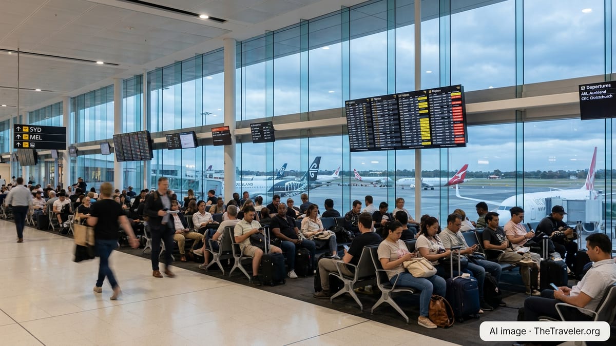 Mass Flight Disruptions Hit Australia and New Zealand Hubs