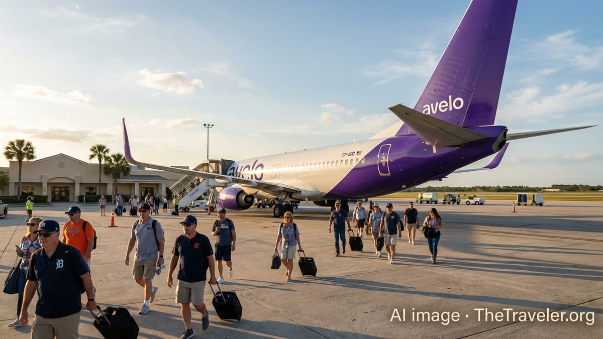 Avelo Adds Low-Cost Detroit–Lakeland Route to Florida Sun