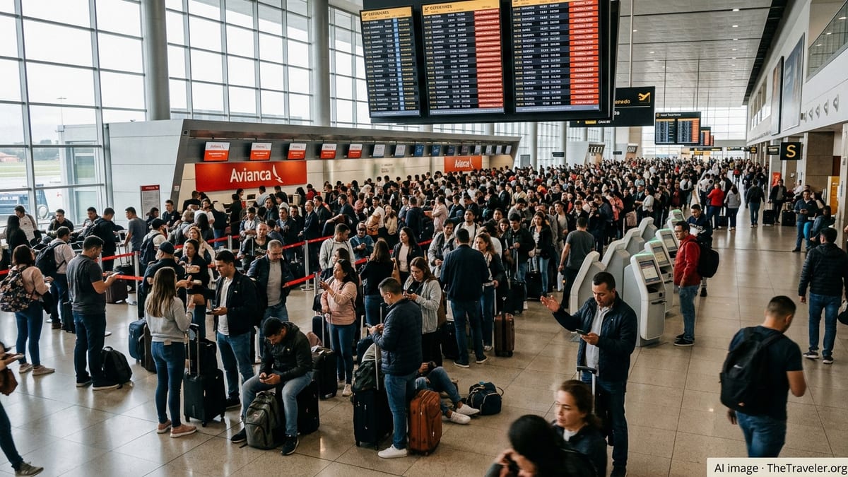 Avianca Disruptions Hit Major Colombian Routes After Mass Cancellations