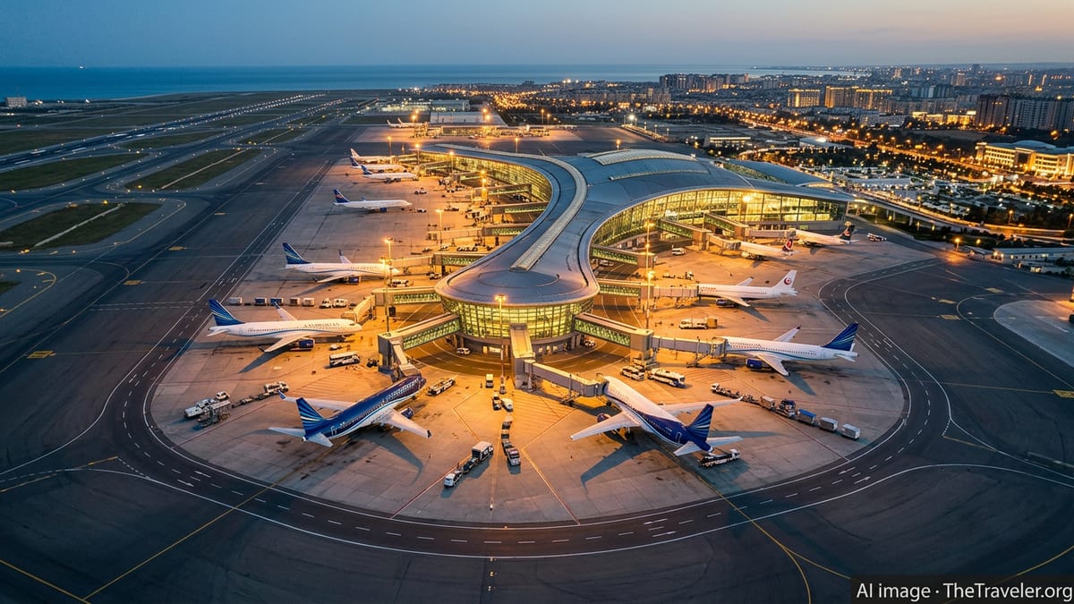 Azerbaijan Emerges as Europe–Asia Air Bridge via Baku Hub