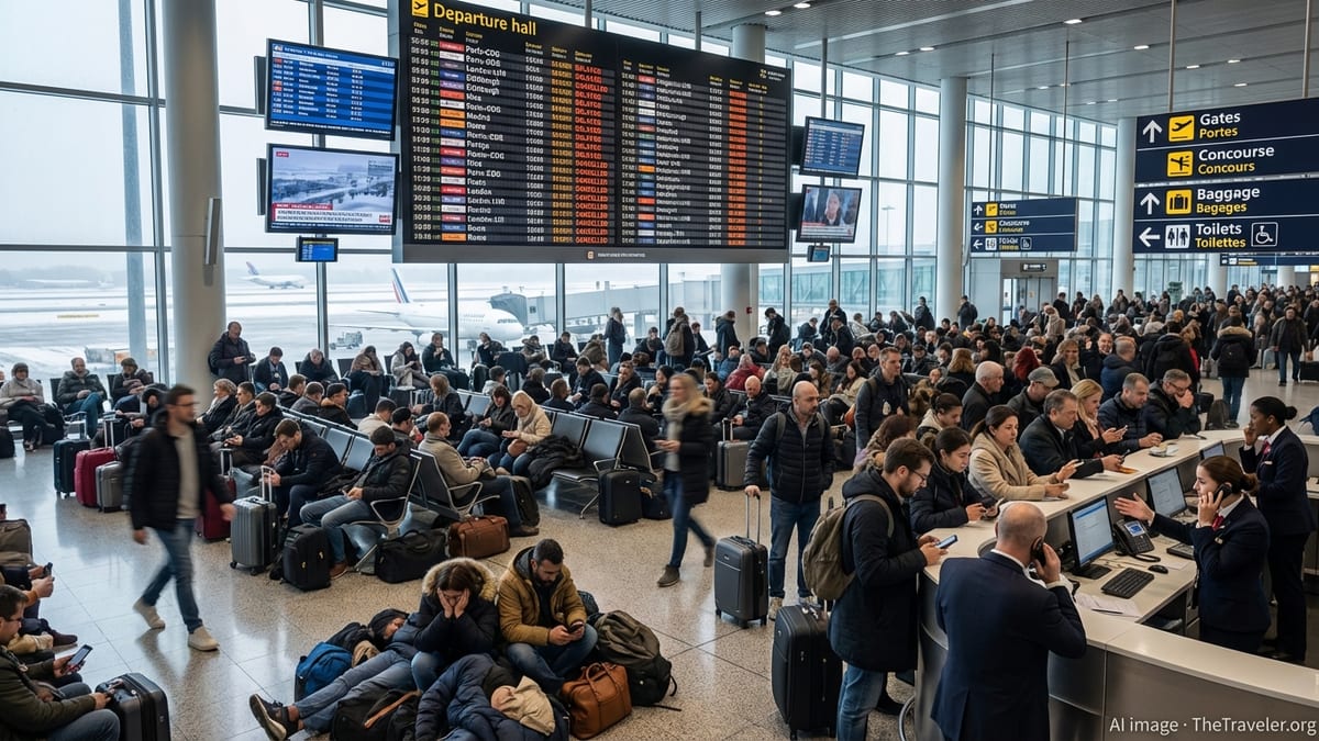 BA and Air France Delays Strand Passengers in UK and France