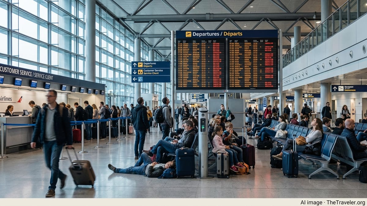 BA and Air France Chaos Strands Passengers in UK and France