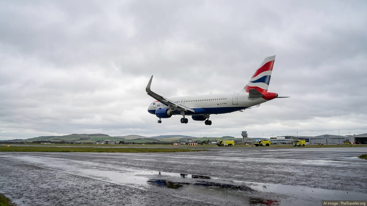 BA8704 London–Edinburgh Flight Issues 7700 Emergency Alert