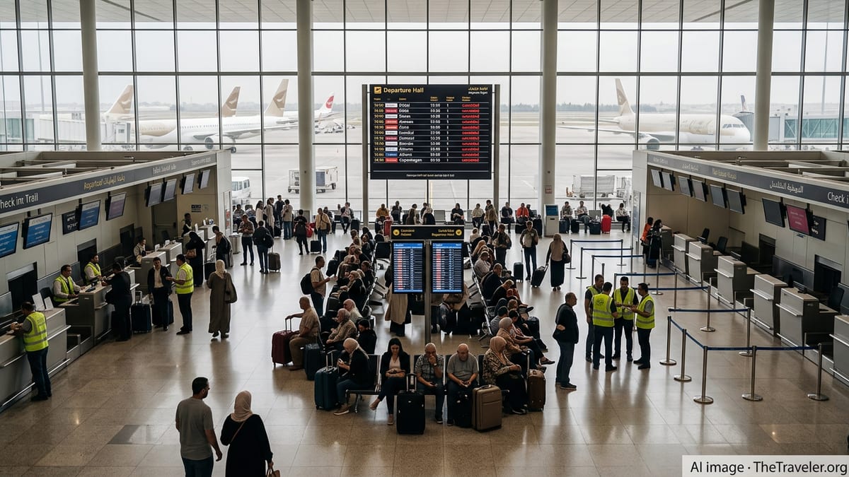 Baghdad Flights Grounded as Gulf Carriers Halt Key Routes