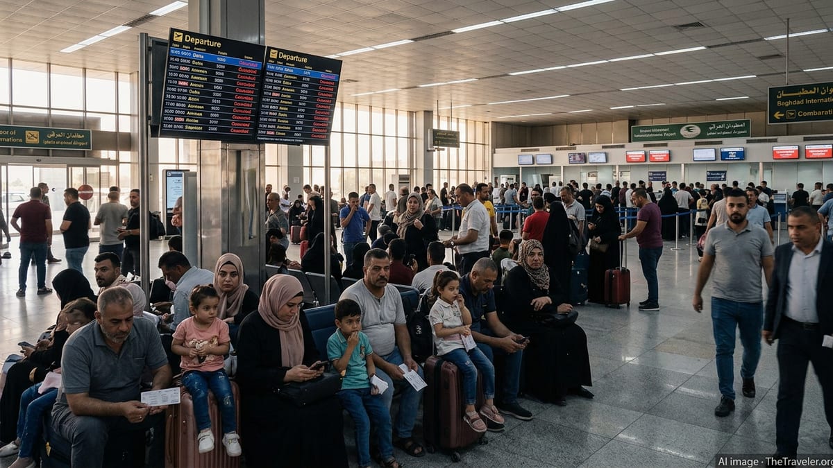 Flight Cancellations at Baghdad Airport Leave Travelers Stranded