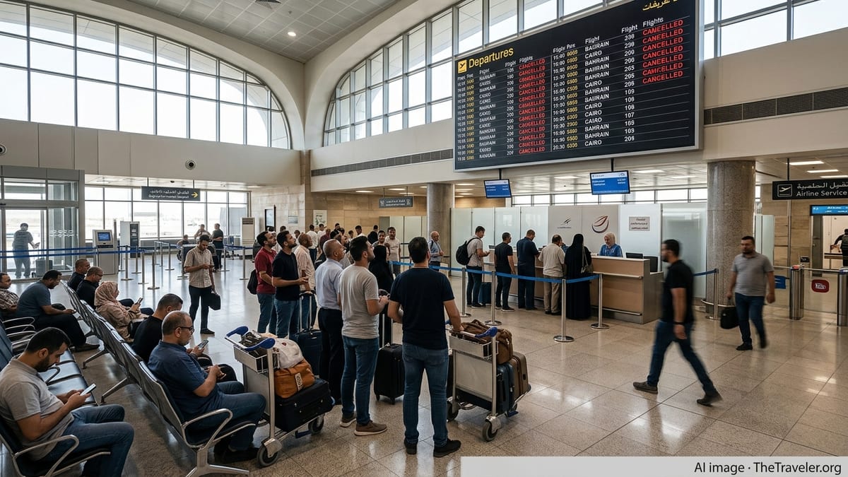Flight Cancellations Disrupt Key Routes at Baghdad Airport