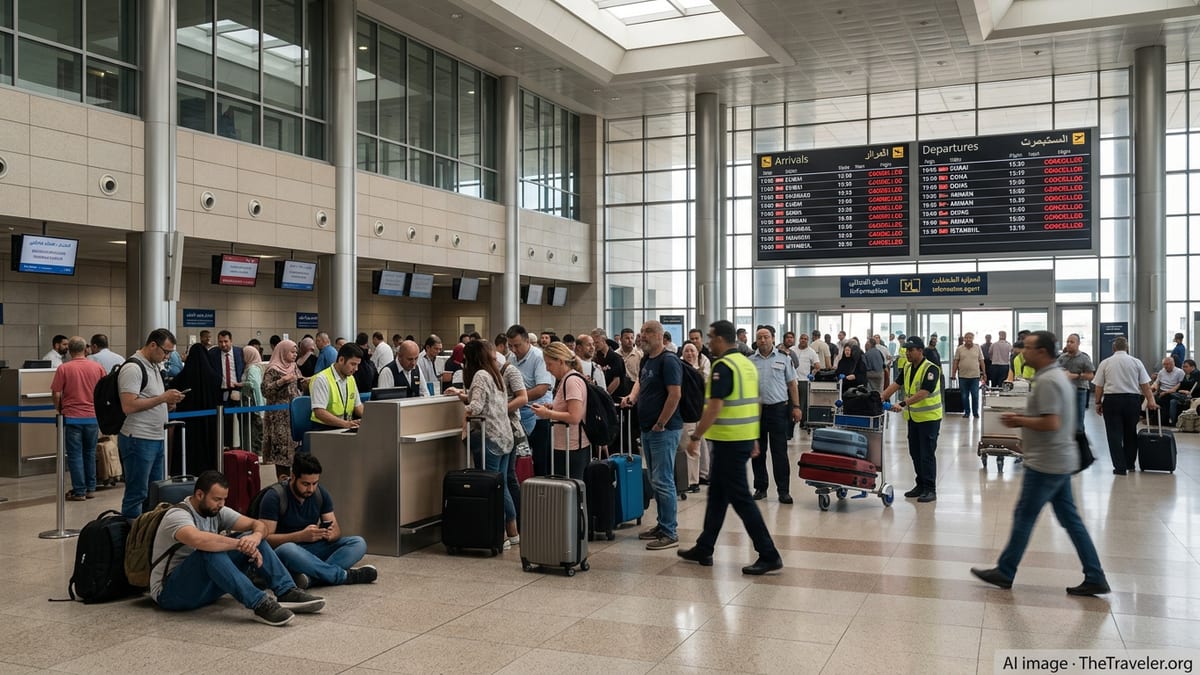 Baghdad Flight Chaos as Gulf Carriers Extend Regional Suspensions