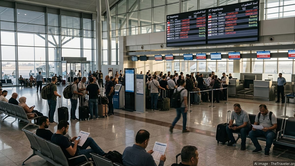 Flight Cancellations Disrupt Key Baghdad, Bahrain and Cairo Routes