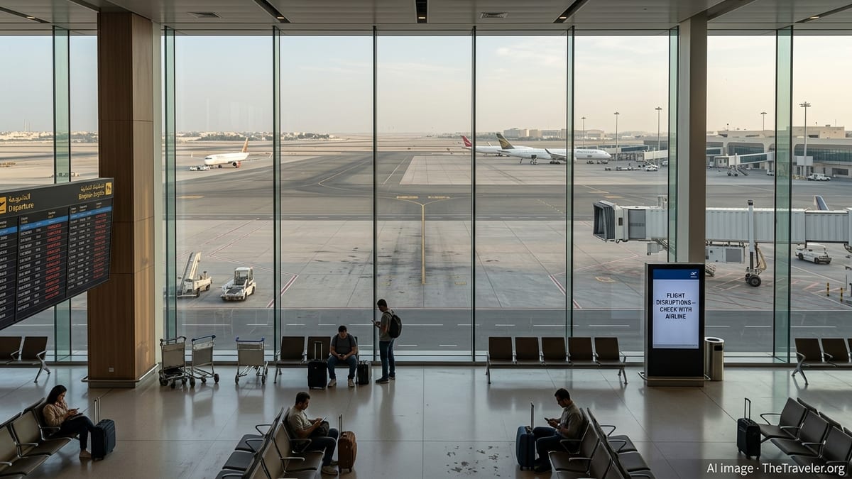 Bahrain Airport Closure Shakes Middle East Tourism Network