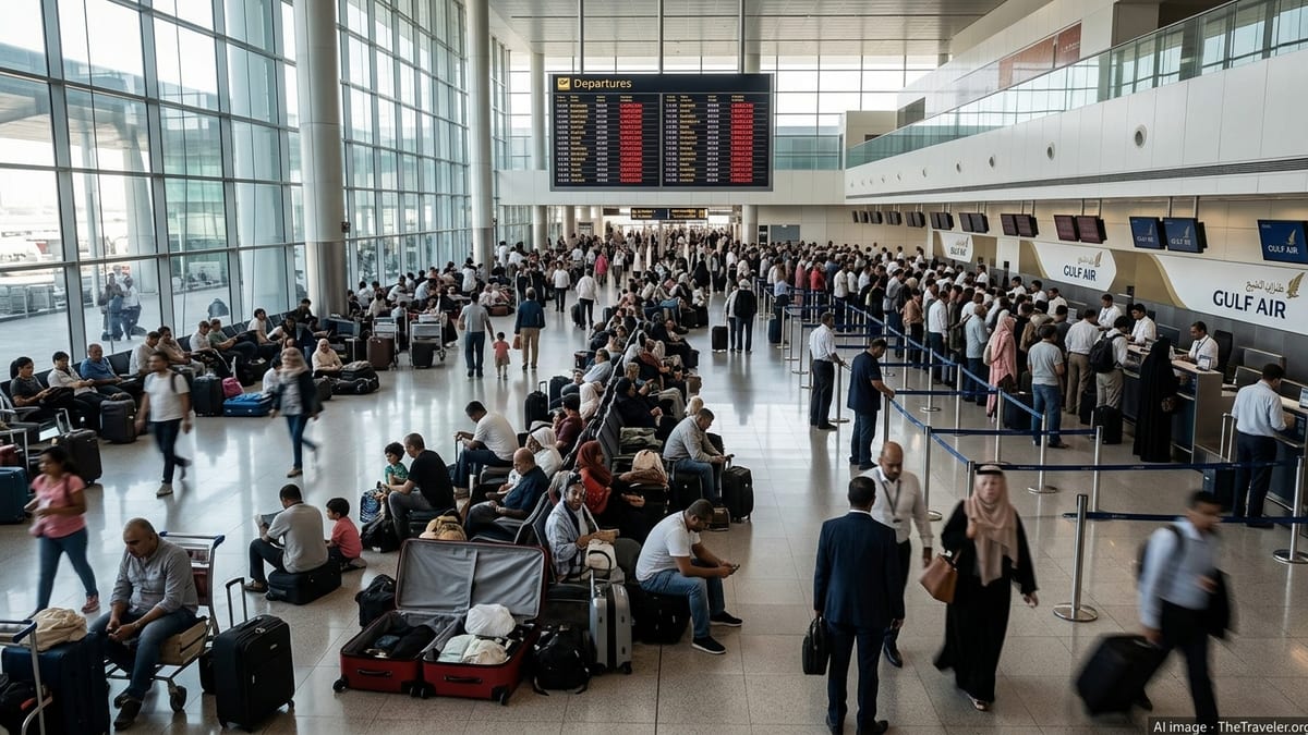 Gulf Air, EgyptAir Cancellations Strand Thousands in Bahrain