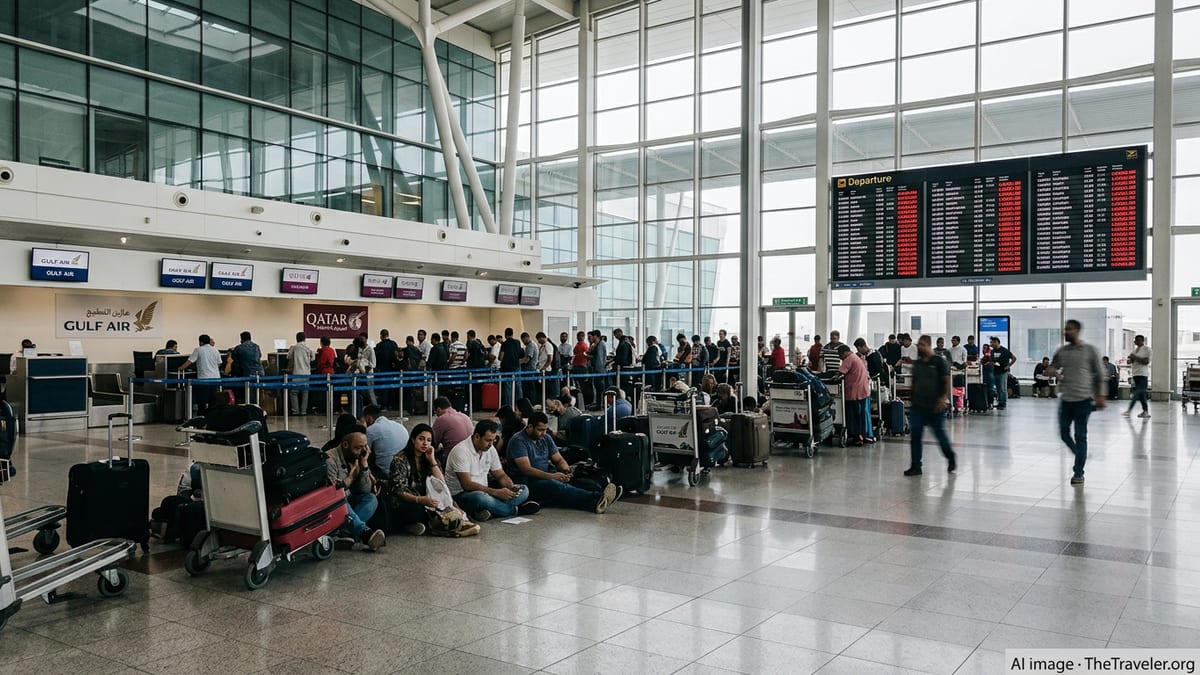 Bahrain Hit by Ongoing Travel Chaos as Gulf Flights Frozen