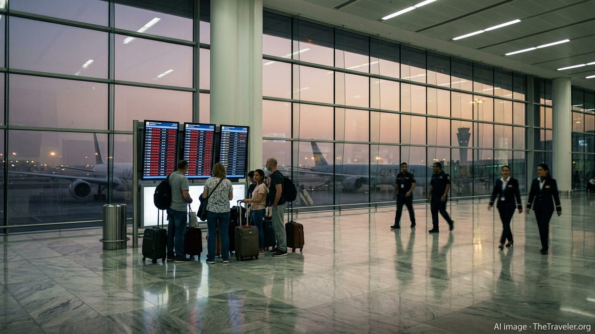 Middle East Airspace Lockdown Freezes Travel Across Region