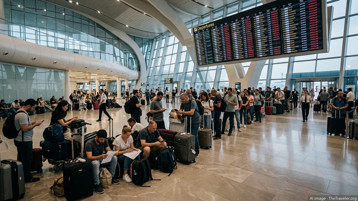 Baku Airport Meltdown Disrupts Key Routes to Gulf and Europe