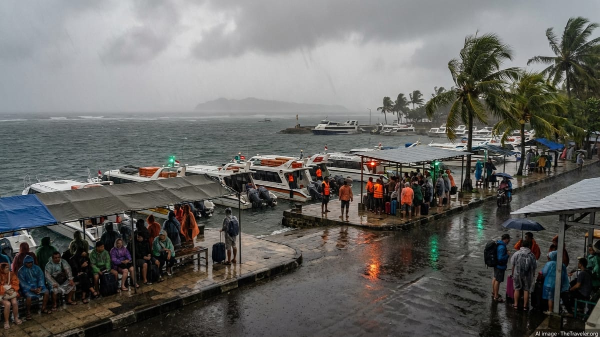 Bali Flooding Disrupts Airport, Sanur Port and Nusa Penida Boats