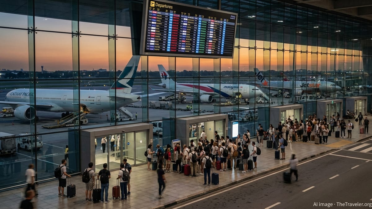 Bangkok Flight Chaos Hits Routes to Hong Kong and Australia